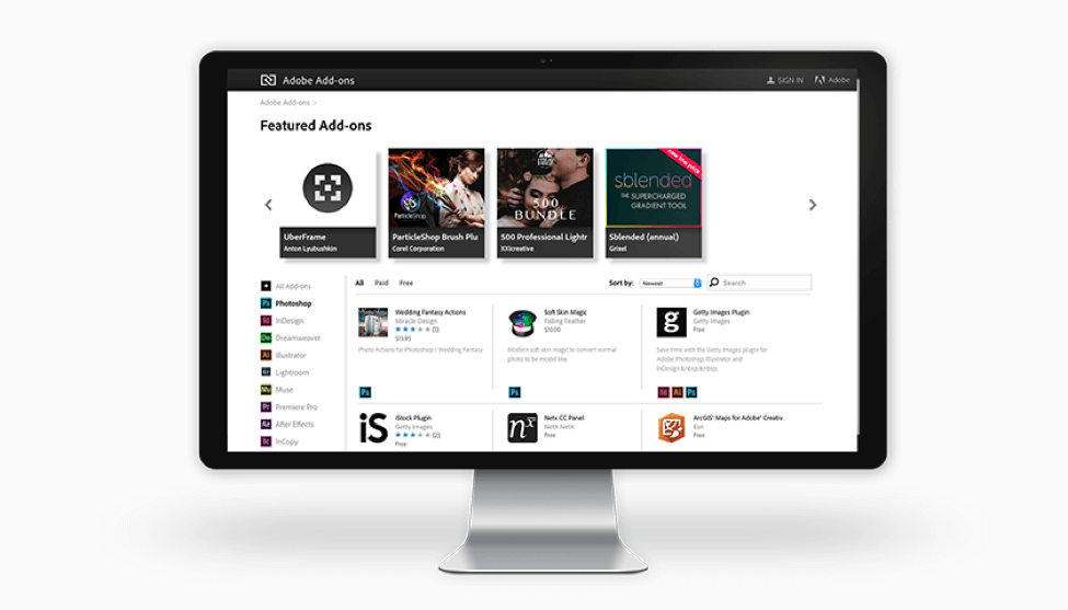 Adobe add-ons 